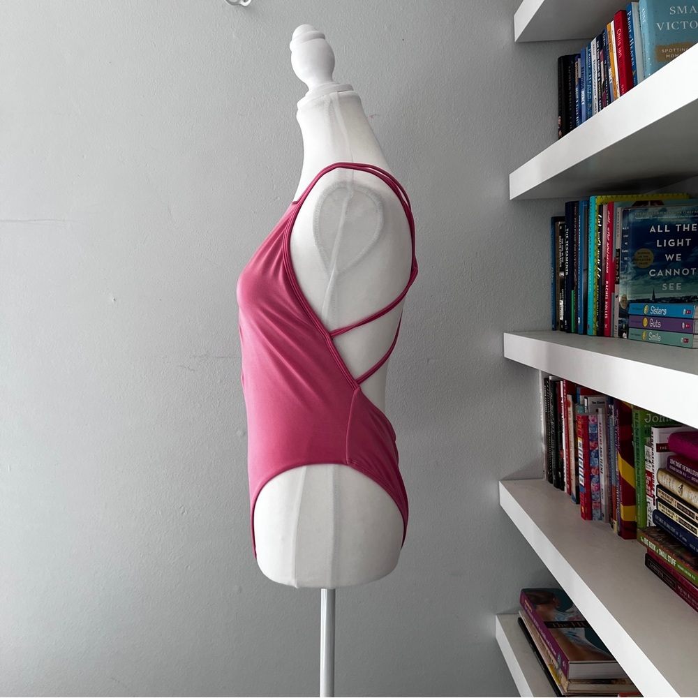 Peixoto Pink One-Piece Swimsuit with Double Straps - Picture 8 of 16